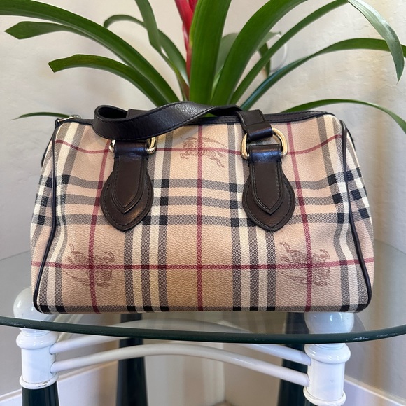 Burberry Nova Plaid Boston Bag - Picture 12 of 14